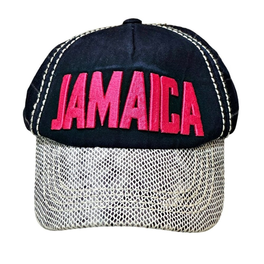 Authentic Brand Surf Classic Women's JAMAICA Baseball Hat Cap Pink Letters NEW